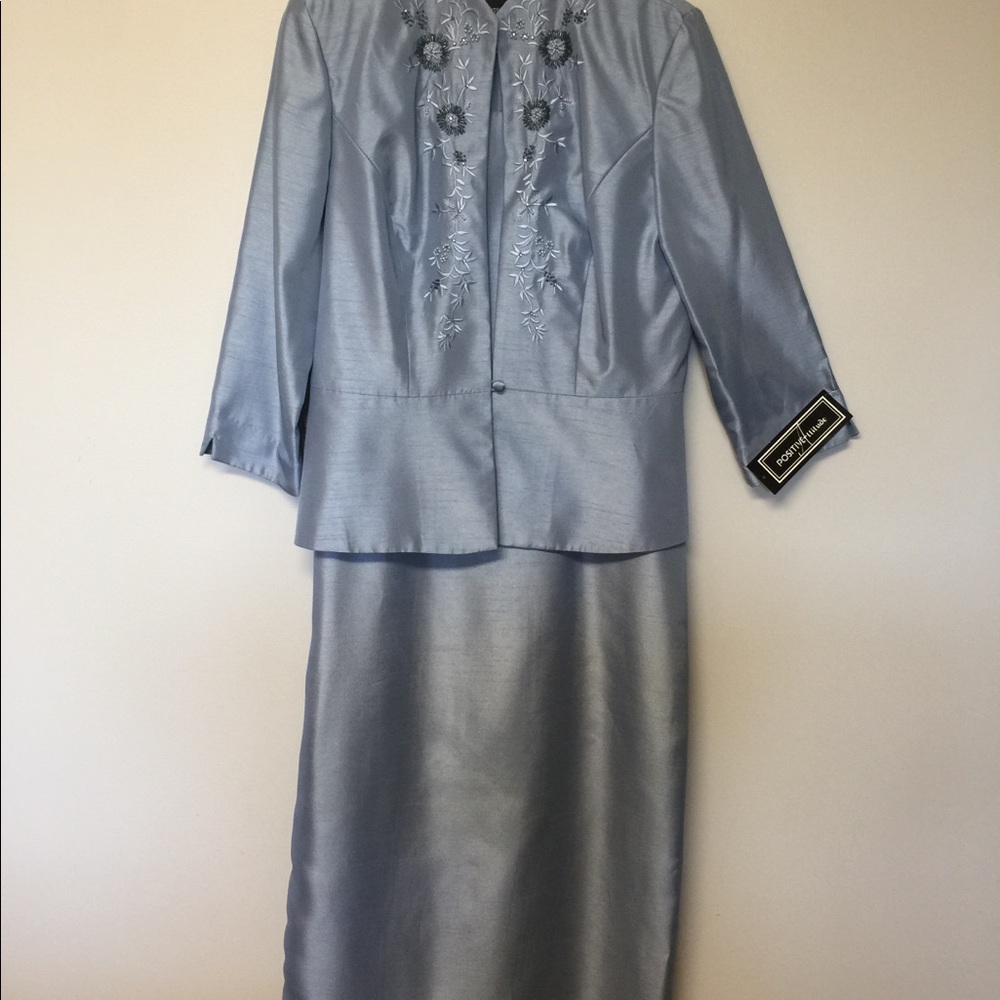 Positive Attitude formal dress with jacket. Never worn.